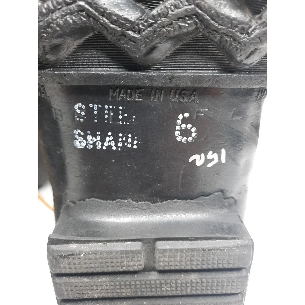 LACROSSE BROWN WATERPROOF INSULATED Steel Shank Boots SZ 6 Made in USA HUNTING